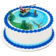 Fishing Edible Cake Topper Image DecoSet® Background Discount