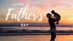 Happy Father s Day Father and Baby Silhouette Ocean Background Edible Cake Topper Image ABPID54037 Online now