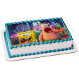 The SpongeBob Movie: Sponge on the Run SpongeBob and Patrick Eating Ice Cream Edible Cake Topper Image ABPID54010 Fashion