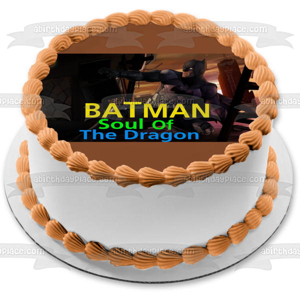 Batman Soul of the Dragon Edible Cake Topper Image ABPID53925 Cheap