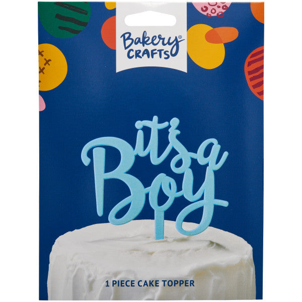 It s a Boy Cake Topper Retail Decorations For Discount