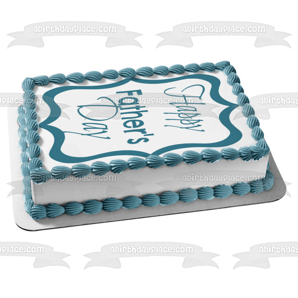 Happy Father s Day Edible Cake Topper Image ABPID54032 Hot on Sale