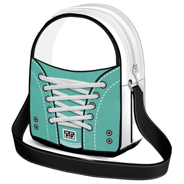 Bolso Bandolera Sneakers Mint Oh My Pop! Online Hot Sale