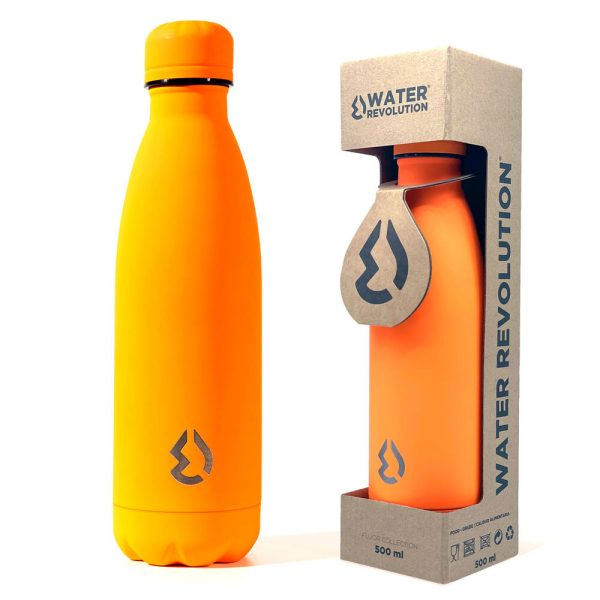 Botella Naranja Fluor Water Revolution 500Ml For Discount