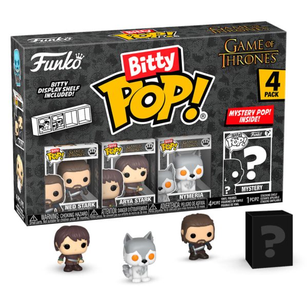 Blister 4 Figuras Bitty Pop Juego De Tronos Ned Stark Discount