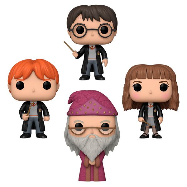 Blister 4 Figuras Pop Harry Potter Exclusive on Sale