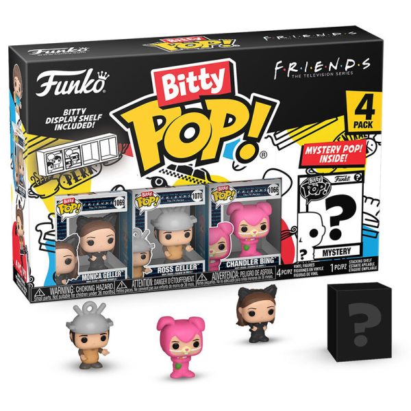 Blister 4 Figuras Bitty Pop Friends Monica As Catwoman Online Hot Sale