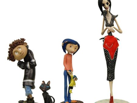 Blister 4 Figuras Coraline 3-14Cm Fashion