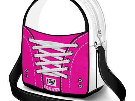 Bolso Bandolera Sneakers Fuchsia Oh My Pop! Online Hot Sale