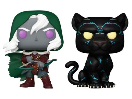 Blister 2 Figuras Pop Dragones Y Mazmorras Drizzt Dourden & Guenhwyvar Cheap