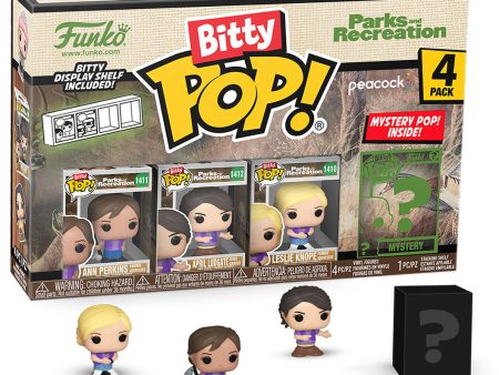 Blister 4 Figuras Bitty Pop Park And Recreation Goddess Fashion