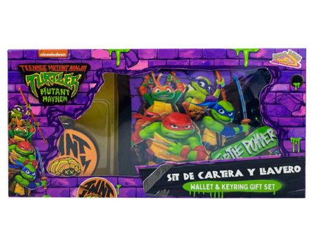 Blister Cartera + Llavero Mutant Mayhem Tortugas Ninja For Discount