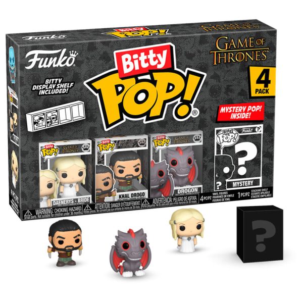 Blister 4 Figuras Bitty Pop Juego De Tronos Khaleesi Fashion