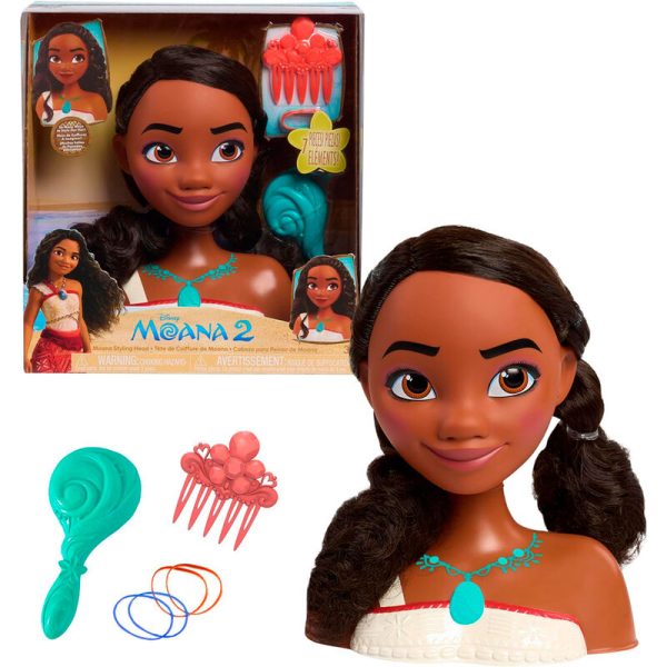 Busto Peinados Vaiana Moana 2 Disney Online