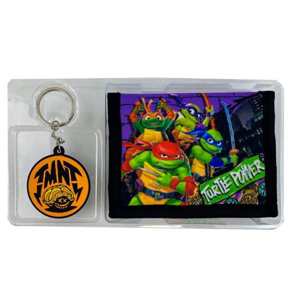 Blister Cartera + Llavero Mutant Mayhem Tortugas Ninja For Discount