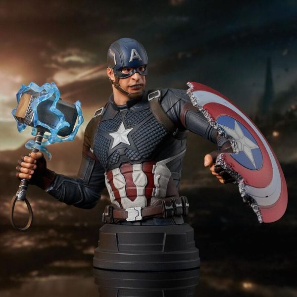 Busto Capitan America Endgame Vengadores Avengers Marvel 15Cm Sale