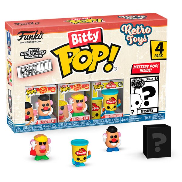 Blister 4 Figuras Bitty Pop Retro Toys Mr Potato Head Online Sale