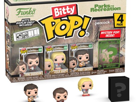 Blister 4 Figuras Bitty Pop Park And Recreation Ron For Cheap