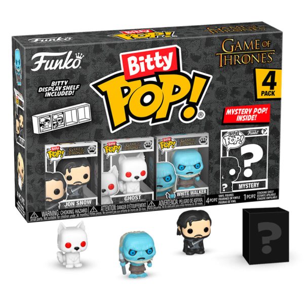 Blister 4 Figuras Bitty Pop Juego De Tronos Jon Snow Online now