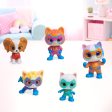 Blister 5 Figuras Hero Squad Superkitties 7,5Cm For Cheap