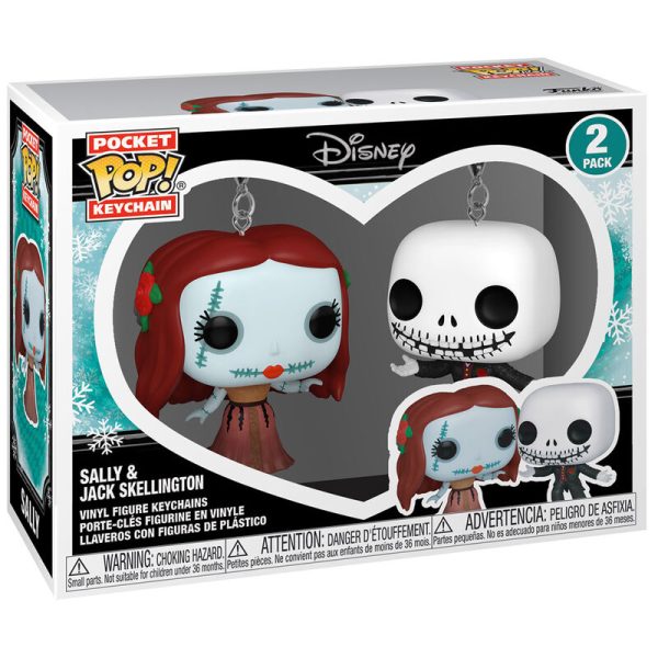 Blister Llaveros Pocket Pop Disney Pesadilla Antes De Navidad Jack & Sally For Sale