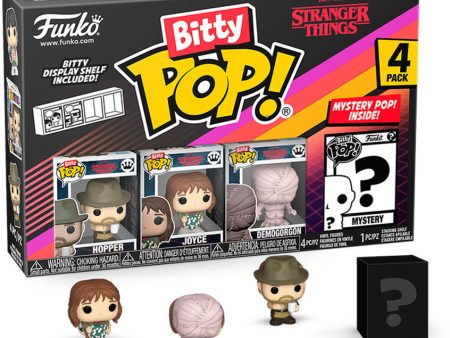 Blister 4 Figuras Bitty Pop Stranger Things Hopper Online Sale