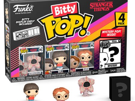 Blister 4 Figuras Bitty Pop Stranger Things Demogorgon For Discount