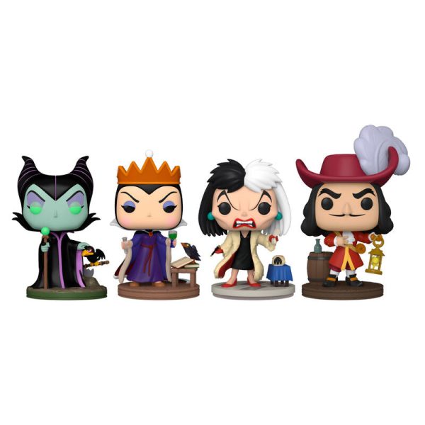 Blister 4 Figuras Pop Disney Villanas on Sale