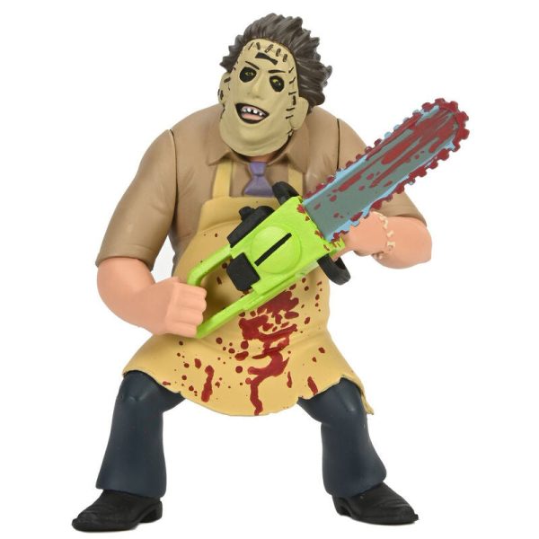 Figura Leatherface Bloody Texas Chainsaw Man Massacre 50Th Anniversary Toony Terrors 15Cm For Sale