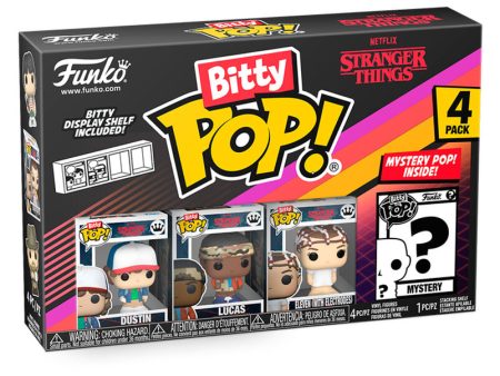 Blister 4 Figuras Bitty Pop Stranger Things Dustin Online