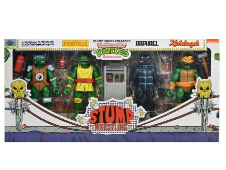 Blister 4 Figuras Tortugas Ninja Stump Wrestling Teenage Mutant Ninja Tortugas Ninja 18Cm Online Sale