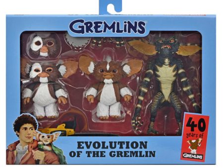 Blister 3 Figuras Evolution Of The Gremlin 40Th Anniversary Gremlins 18Cm For Sale