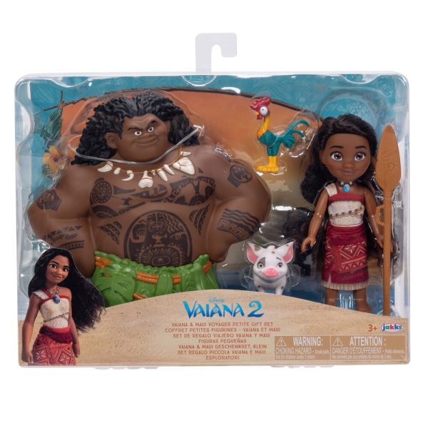 Blister Muñeca Vaiana & Maui Vaiana Moana 2 Disney 15Cm Online Hot Sale