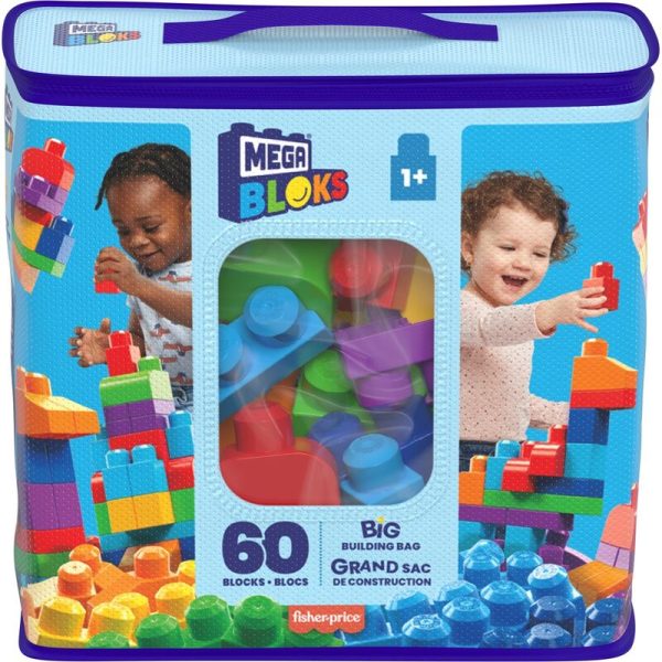 Bolsa Mega Bloks Azul 60Pzs Discount