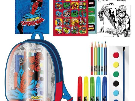 Set Papeleria Mochila Vengadores Avengers Marvel Discount