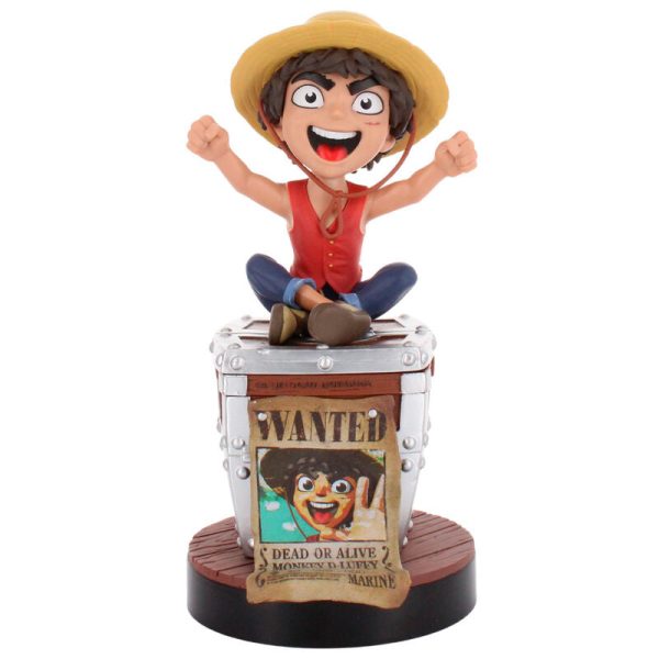 Cable Guy Soporte Sujecion Wanted Poster Luffy One Piece 20Cm For Discount