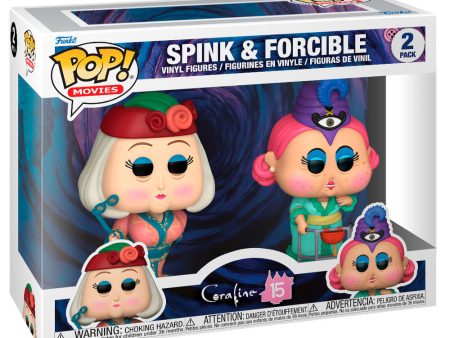 Blister 2 Figuras Pop Coraline Spink & Forcible on Sale