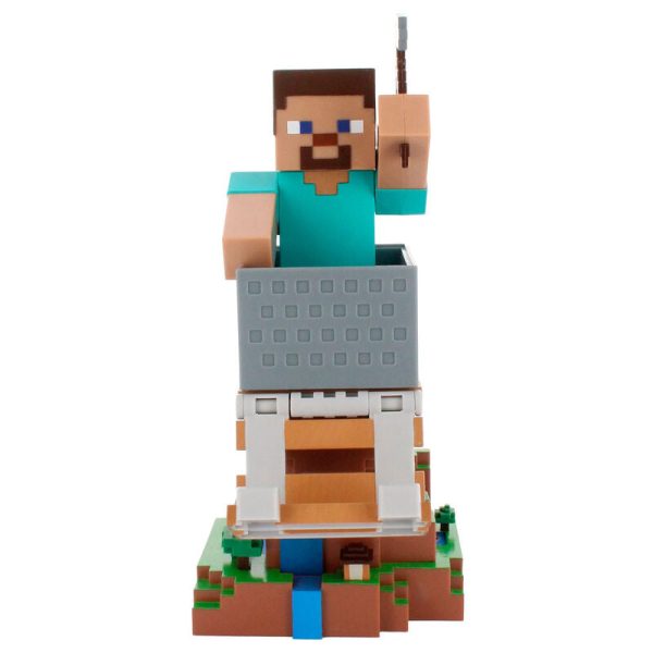 Cable Guy Soporte Sujecion Steve Minecraft 20Cm For Discount