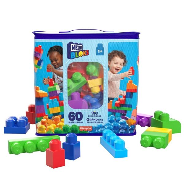 Bolsa Mega Bloks Azul 60Pzs Discount