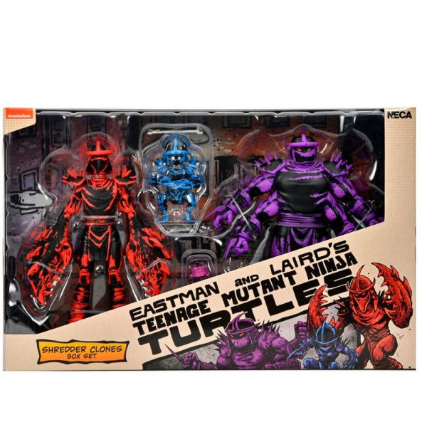 Blister Figuras Shredder Clones Mirage Comics Teenage Mutant Las Tortugas Ninja 18Cm Supply