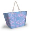 Bolsa Playa Denim Hello Kitty For Cheap