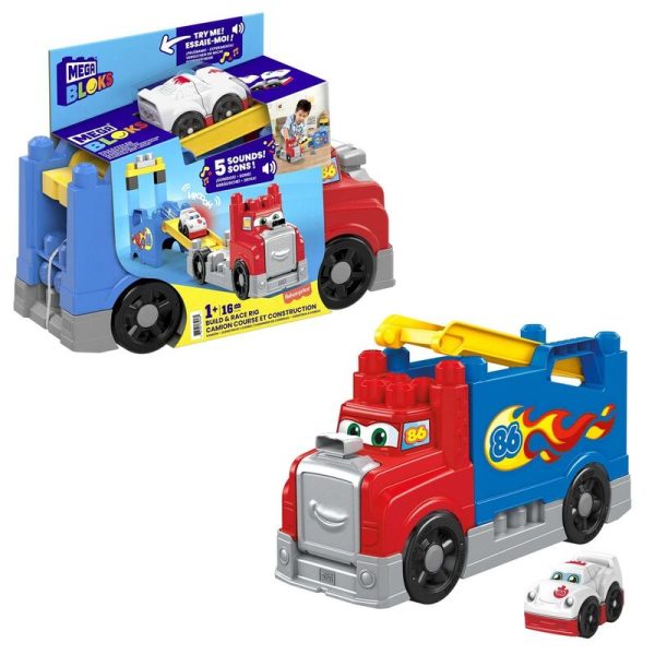 Camion Carreras Y Construccion Mega Bloks 16Pzs Hot on Sale