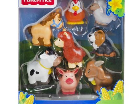 Blister 8 Animales De La Granja Little People Hot on Sale