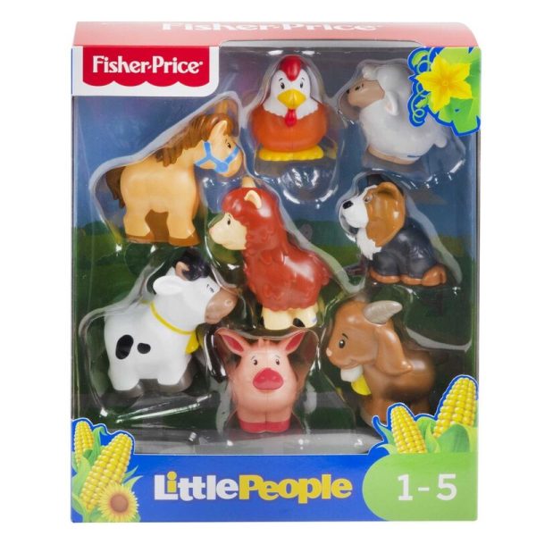 Blister 8 Animales De La Granja Little People Hot on Sale