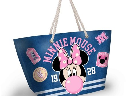 Bolsa Playa Varsity Minnie Disney on Sale