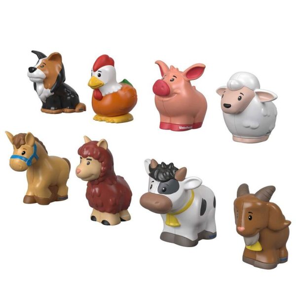 Blister 8 Animales De La Granja Little People Hot on Sale