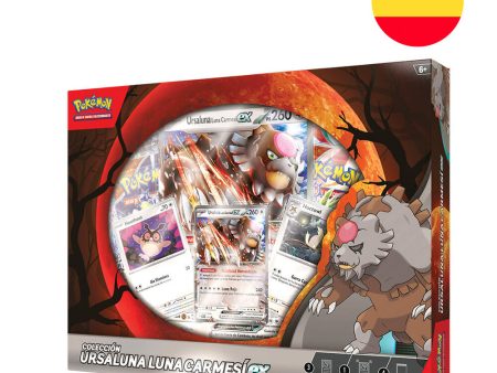 Blister Juego Cartas Coleccionables Ursaluna Luna Carmesi Pokemon Español Fashion